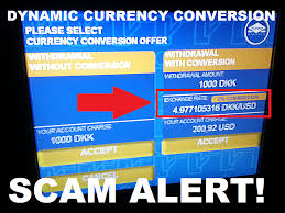 Dynamic Currency Conversion Scam